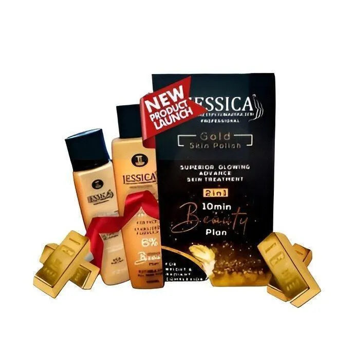 Jessica 24K Gold 2 in 1 Skin Polish & Activator – Luxury Glow Treatment (120ml)