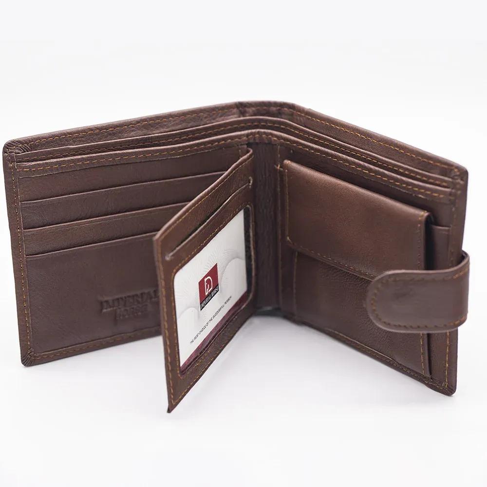 Women's Brown Leather Wallet 1