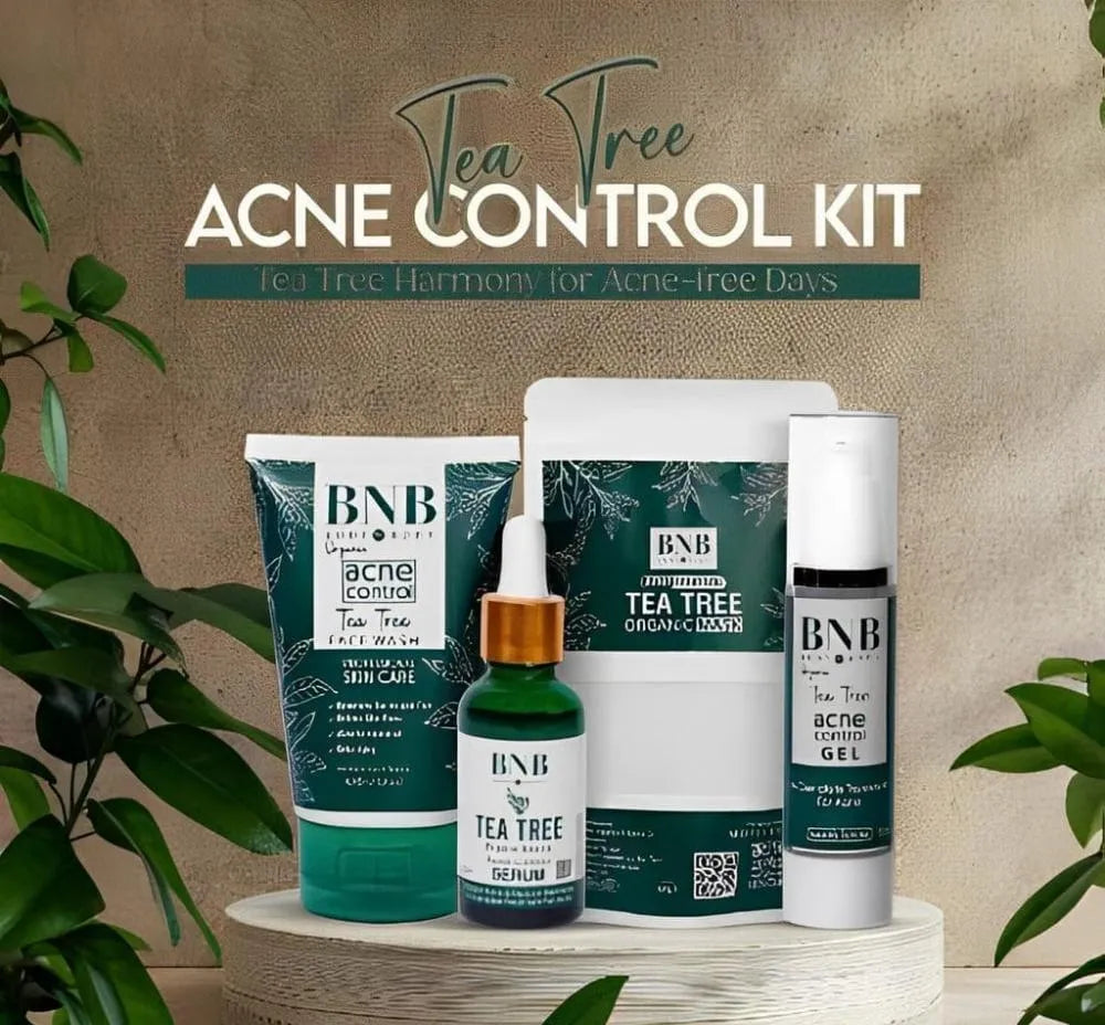 BNB Tea Tree Acne Control Facial Kit – Professional Skin Clearing & Brightening System