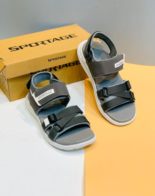 Men's Grey Casual Lightweight Sandals Size 6-11