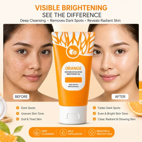 Orange Enzyme Brightening Gel for All Skin Types